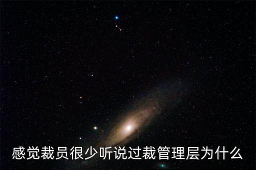 感覺(jué)裁員很少聽說(shuō)過(guò)裁管理層為什么