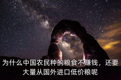 為什么中國(guó)農(nóng)民種的糧食不賺錢(qián)，還要大量從國(guó)外進(jìn)口低價(jià)糧呢