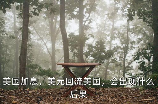 美國加息，美元回流美國，會出現(xiàn)什么后果