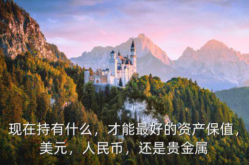 現(xiàn)在持有什么，才能最好的資產(chǎn)保值，美元，人民幣，還是貴金屬