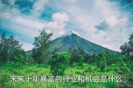 未來十年暴富的行業(yè)和機(jī)會是什么