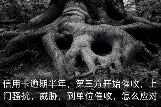 信用卡逾期半年，第三方開始催收，上門騷擾，威脅，到單位催收，怎么應(yīng)對(duì)