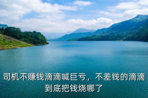 司機(jī)不賺錢滴滴喊巨虧，不差錢的滴滴到底把錢燒哪了
