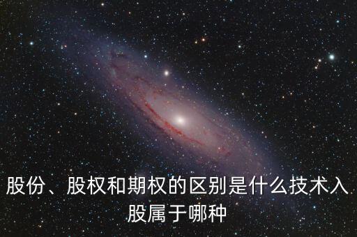 股份、股權和期權的區(qū)別是什么技術入股屬于哪種