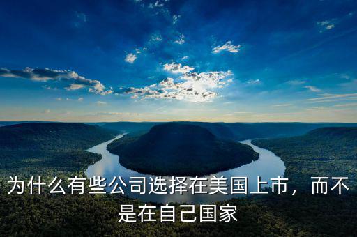 為什么有些公司選擇在美國上市，而不是在自己國家