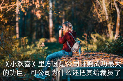 《小歡喜》里方圓是公司并購成功最大的功臣，可公司為什么還把其給裁員了