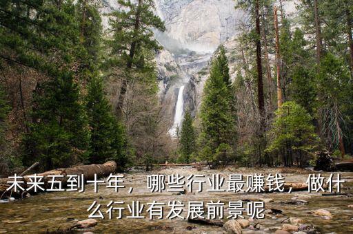 未來五到十年，哪些行業(yè)最賺錢，做什么行業(yè)有發(fā)展前景呢