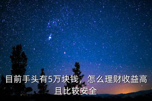 目前手頭有5萬塊錢，怎么理財(cái)收益高且比較安全