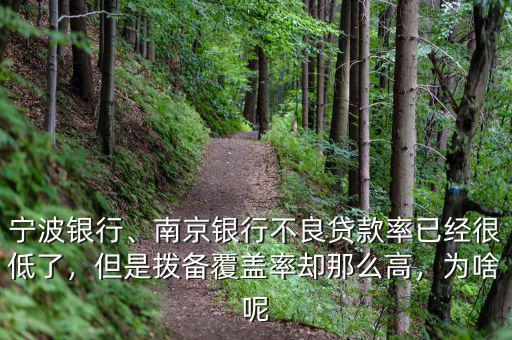 寧波銀行、南京銀行不良貸款率已經(jīng)很低了，但是撥備覆蓋率卻那么高，為啥呢