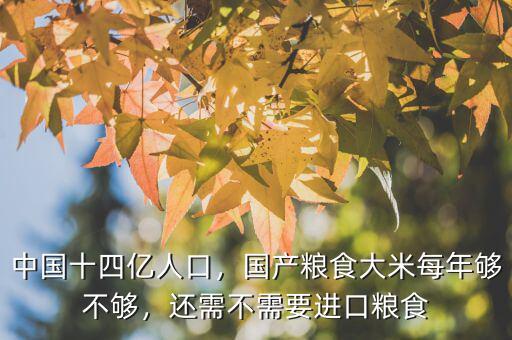 中國(guó)十四億人口，國(guó)產(chǎn)糧食大米每年夠不夠，還需不需要進(jìn)口糧食