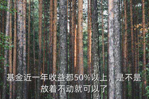 基金近一年收益都50%以上，是不是放著不動(dòng)就可以了