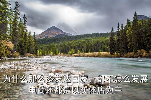 為什么那么多發(fā)達(dá)國家，都不怎么發(fā)展電商還都是以實(shí)體店為主
