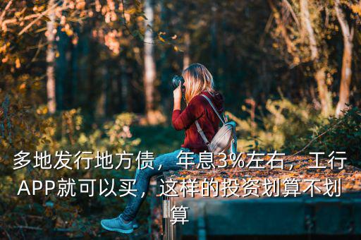 多地發(fā)行地方債，年息3%左右，工行APP就可以買，這樣的投資劃算不劃算