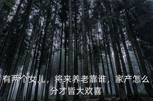 有兩個(gè)女兒，將來(lái)養(yǎng)老靠誰(shuí)，家產(chǎn)怎么分才皆大歡喜