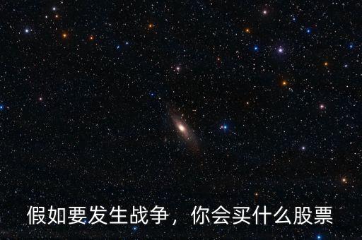假如要發(fā)生戰(zhàn)爭，你會買什么股票