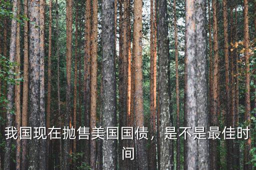 我國現(xiàn)在拋售美國國債，是不是最佳時(shí)間