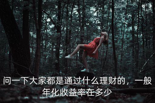 問一下大家都是通過什么理財(cái)?shù)?，一般年化收益率在多? class=