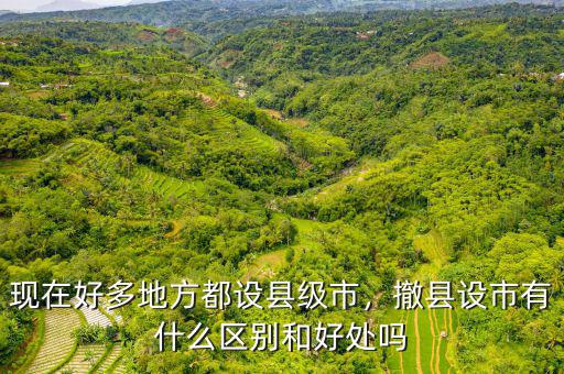 現(xiàn)在好多地方都設(shè)縣級市，撤縣設(shè)市有什么區(qū)別和好處嗎