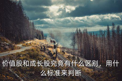 價值股和成長股究竟有什么區(qū)別，用什么標(biāo)準(zhǔn)來判斷