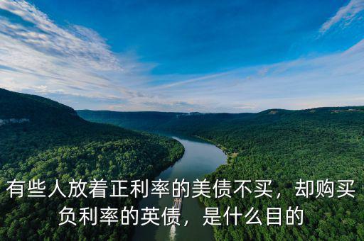 負(fù)利率買(mǎi)什么,卻購(gòu)買(mǎi)負(fù)利率的英債