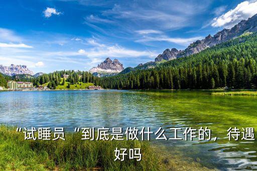 “試睡員“到底是做什么工作的，待遇好嗎