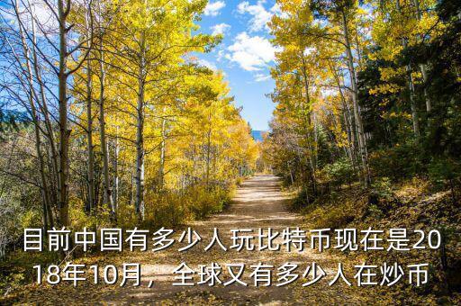 目前中國(guó)有多少人玩比特幣現(xiàn)在是2018年10月，全球又有多少人在炒幣