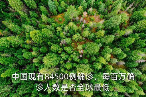 中國現(xiàn)有84500例確診，每百萬確診人數(shù)是否全球最低