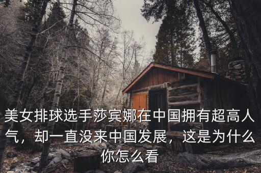 美女排球選手莎賓娜在中國擁有超高人氣，卻一直沒來中國發(fā)展，這是為什么你怎么看