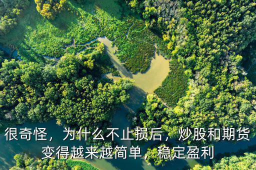 很奇怪，為什么不止損后，炒股和期貨變得越來越簡單，穩(wěn)定盈利