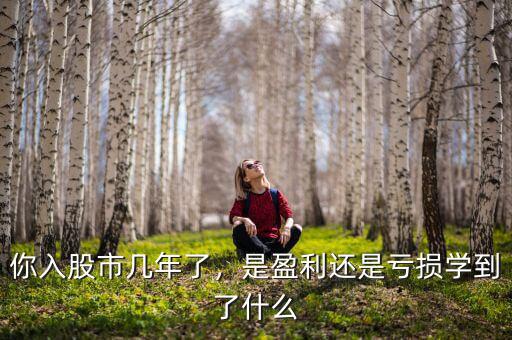 你入股市幾年了，是盈利還是虧損學(xué)到了什么