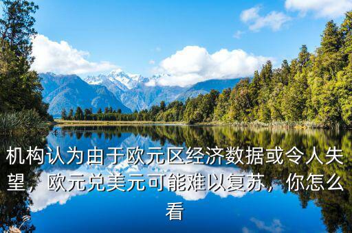 機(jī)構(gòu)認(rèn)為由于歐元區(qū)經(jīng)濟(jì)數(shù)據(jù)或令人失望，歐元兌美元可能難以復(fù)蘇，你怎么看