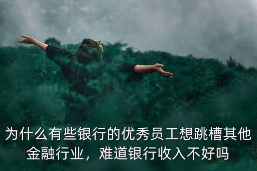 為什么有些銀行的優(yōu)秀員工想跳槽其他金融行業(yè)，難道銀行收入不好嗎