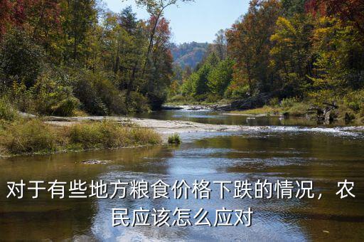 對(duì)于有些地方糧食價(jià)格下跌的情況，農(nóng)民應(yīng)該怎么應(yīng)對(duì)