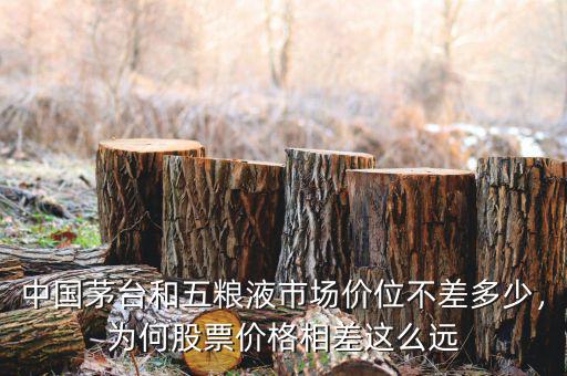中國茅臺和五糧液市場價位不差多少，為何股票價格相差這么遠