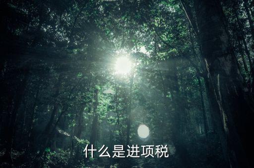 進(jìn)項(xiàng)是指什么，什么是進(jìn)項(xiàng)稅