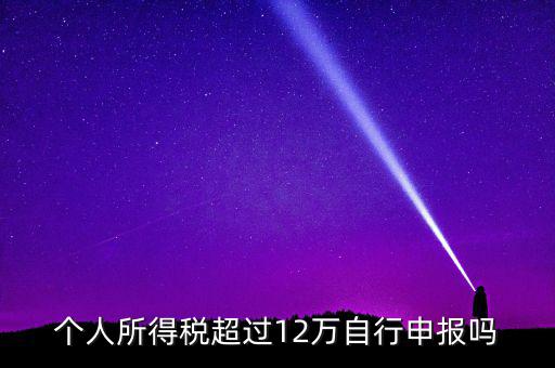 十二萬什么時候申報，年所得地12萬元以上的個人應在什么時候自行申報