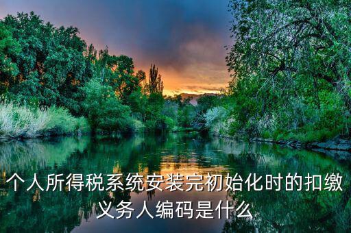 扣繳義務(wù)人編碼扣繳義務(wù)人編碼是什么，扣繳義務(wù)人編碼是什么啊