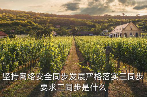 地稅局信息安全三同步是指什么，關(guān)鍵信息基礎(chǔ)設(shè)施三同步是指什么