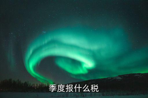 企業(yè)季度申報報什么，一般納稅人商業(yè)企業(yè)查賬征收月度季度分別要申報哪些稅種