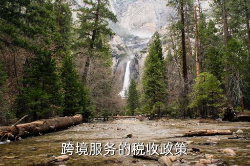 什么是跨境應稅服務，跨境服務的稅收政策