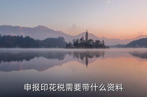辦理印花稅退稅要帶什么資料，辦理退稅賬號(hào)銀行開(kāi)戶印鑒卡需要提交什么資料急急急