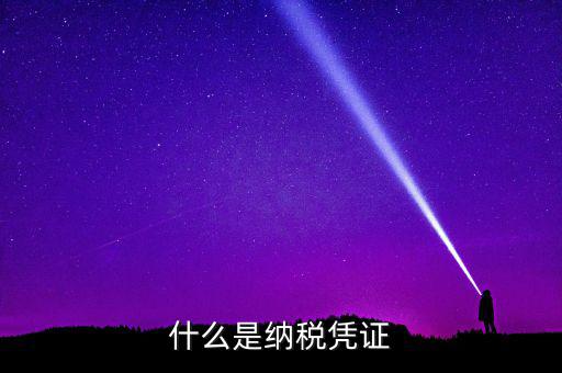 有稅款是什么憑證，納稅憑證包括哪些