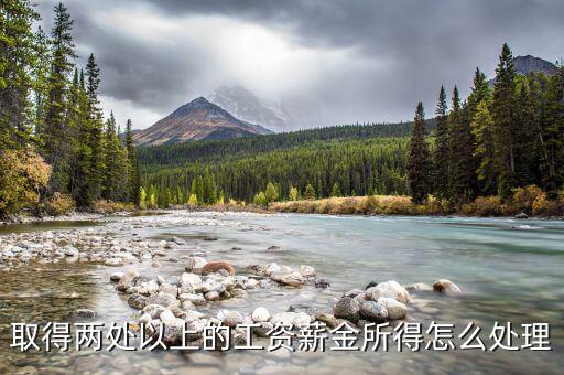 兩處報工薪有沒有什么問題，取得兩處以上的工資薪金所得怎么處理