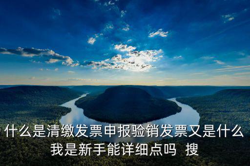 什么是清稅申報(bào)，什么叫清稅啊
