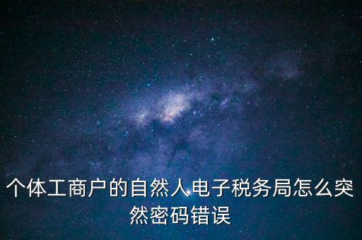 稅務(wù)密碼不對什么原因，為什么稅務(wù)網(wǎng)剛改自然人密碼登陸一直顯示密碼錯誤