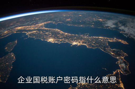國(guó)稅登錄賬號(hào)是什么，登錄國(guó)稅網(wǎng)上辦稅服務(wù)廳的用戶名和密碼是什么