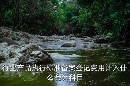 備案費入什么科目，行業(yè)產(chǎn)品執(zhí)行標(biāo)準(zhǔn)備案登記費用計入什么會計科目