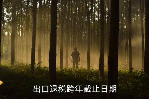 出口退免稅認定日期是什么時候，出口退稅跨年截止日期