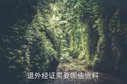 外經(jīng)證注銷需要帶什么資料，退外經(jīng)證需要哪些資料