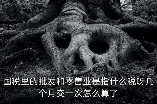 批發(fā)零售業(yè)交什么稅，批發(fā)零售商行需要交哪些稅